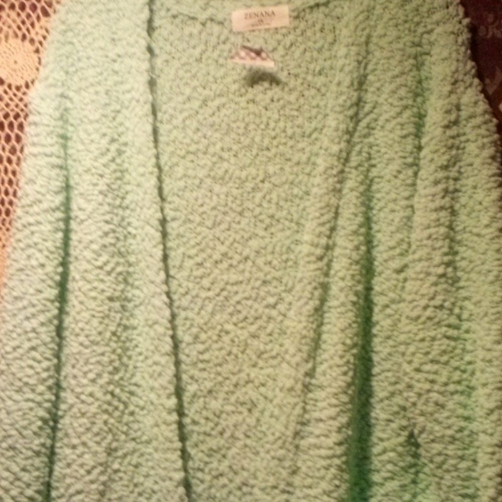 Zenana nwt mint green 3x cardigan